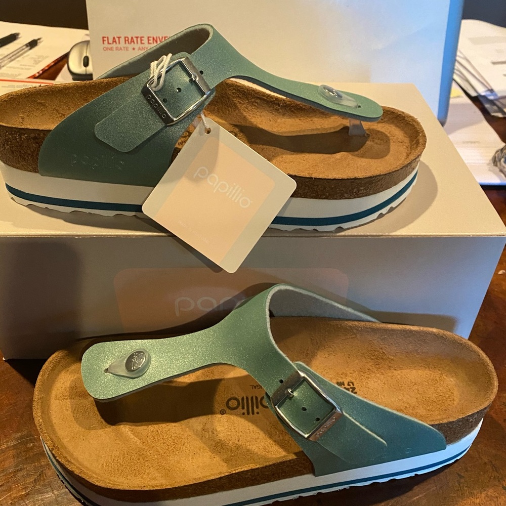 Papillio Gizeh platform ocean breeze 7 medium new